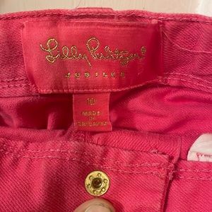 Lilly Pulitzer hot pink pants size 10